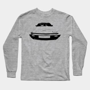 Triumph TR7 British classic car monoblock black Long Sleeve T-Shirt